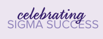 Celebrating Sigma Success logo